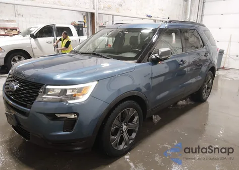 2018 Ford Explorer Sport z USA, uszkodzony, nr VIN 1FM5K8GT7JGC96458